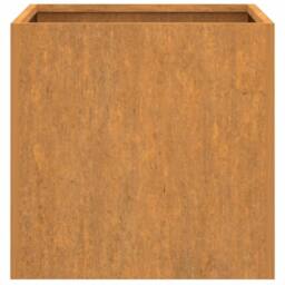Berkfield Home Planters 2 pcs 42x40x39 cm Corten Steel in Brown - Size: 42 x 40 x 39 cm - thumbnail 7