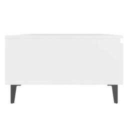 Berkfield Home Modern Coffee Table White 90x60x35 cm Engineered Wood - Size: 90 x 60 x 35 cm - thumbnail 7