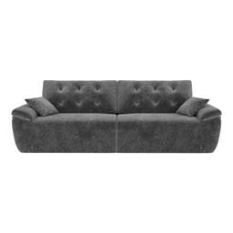 Dprodo 275CM Chenille 4 Seater Sofa, Deep Cushioned Modular Sectional Couches in Grey - Size: 2 Pack - thumbnail 9