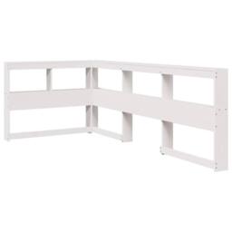 Berkfield Home Bookcase Bed without Mattress White 75x190cm Solid Wood Pine - Size: 75x190 cm - thumbnail 9