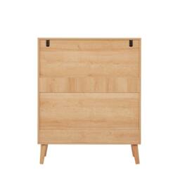 FURNITURE ONE Rattan Chest of 5 Drawers, 3+2 Drawers Storage Cabinet in Natural - Size: 1 Pack - thumbnail 5