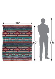 JQ Licensing James Piazza Southwest Turquoise Pattern Silky Touch Super Soft Throw Blanket 152 X 127 cm in White - thumbnail 5