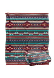 JQ Licensing James Piazza Southwest Turquoise Pattern Silky Touch Super Soft Throw Blanket 152 X 127 cm in White - thumbnail 2