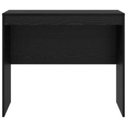 Berkfield Home Modern Black Oak Writing Desk Black Oak Particle board 90 x 50 x 76 cm - thumbnail 5