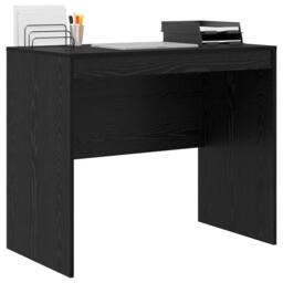 Berkfield Home Modern Black Oak Writing Desk Black Oak Particle board 90 x 50 x 76 cm