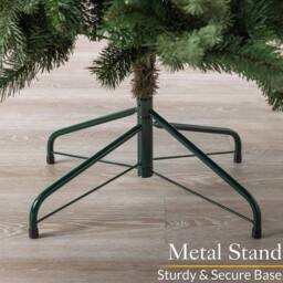 Christow Artificial Christmas Tree Realistic Fraser Fir with Stand 5ft to 8ft in Green - thumbnail 6