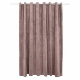 Berkfield Home Blackout Curtain with Metal Rings Velvet Antique Pink 290x245 cm - thumbnail 1