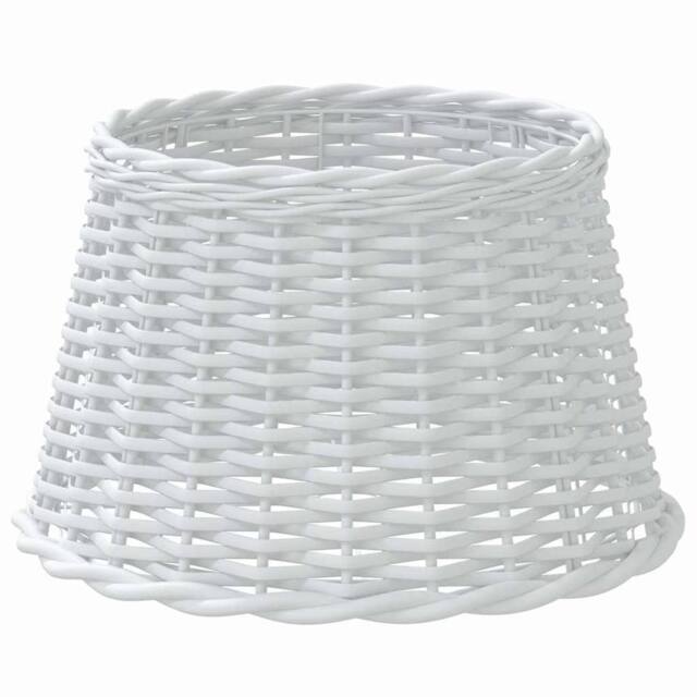 Berkfield Home Lamp Shade White √ò45x28 cm Wicker - Size: 45x28 cm - image 1
