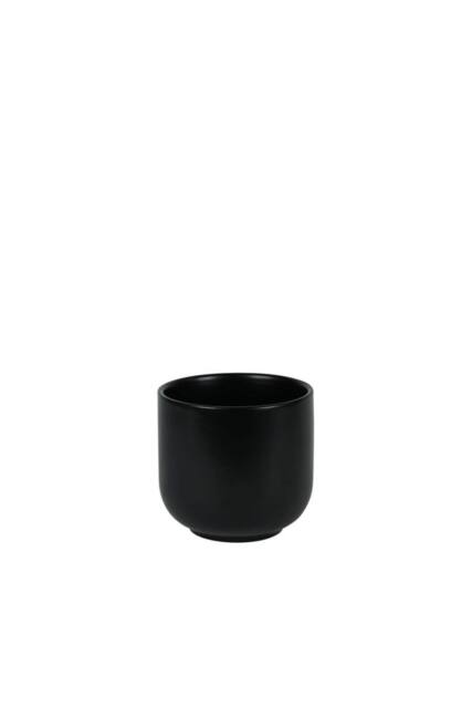 KDMD Hortus Havana Matt Black Ceramic Pot 11cm 4 Pack - image 1