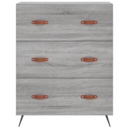 Berkfield Home Highboard Grey Sonoma 69.5x34x180 cm Engineered Wood - thumbnail 8