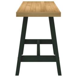 Berkfield Home Desk NOAIN A-Shaped Legs 120x50x75 cm Solid Wood Pine in Brown - Size: 120 x 50 x 75 cm - thumbnail 4