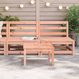 Berkfield Home Garden Sofas Armless 2 pcs 70x70x67 cm Solid Wood Douglas in Light Brown - Size: 70 x 70 x 67 cm - thumbnail 1