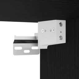 Berkfield Home Wall Cabinet Black Oak 60x31x60 cm Engineered Wood - Size: 60 x 31 x 60 cm - thumbnail 9