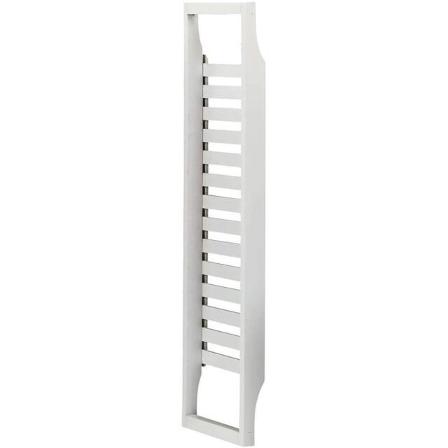 Kelvenix white Bamboo Bath Tub Caddy Rack Wooden Bathroom Shelf Storage - image 1