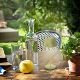 BRILONER Touch Dimmable Battery Powered Wireless Indoor Outdoor LED Table Lamp in Green - thumbnail 8