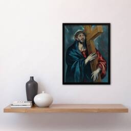 Artery8 Jesus Christ Carrying The Cross El Greco Framed Wall Art Print - Size: A3 - thumbnail 2