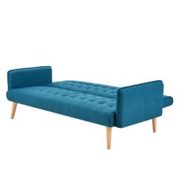 Bravich LTD Mario Sofa Bed Double Click Clack 3 Seater in Blue - thumbnail 3