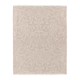 Morris & Co Marigold Jacquard Throw in Stone - Size: 130 cm x 170 cm - thumbnail 4