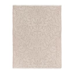 Morris & Co Marigold Jacquard Throw in Stone - Size: 130 cm x 170 cm - thumbnail 3