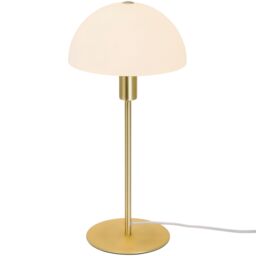Nordlux Modern Indoor Table Lamp Brass Metal E14 Dome Shade - Mains Powered, IP20 in Gold - thumbnail 2