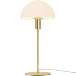 Nordlux Modern Indoor Table Lamp Brass Metal E14 Dome Shade - Mains Powered, IP20 in Gold - thumbnail 3