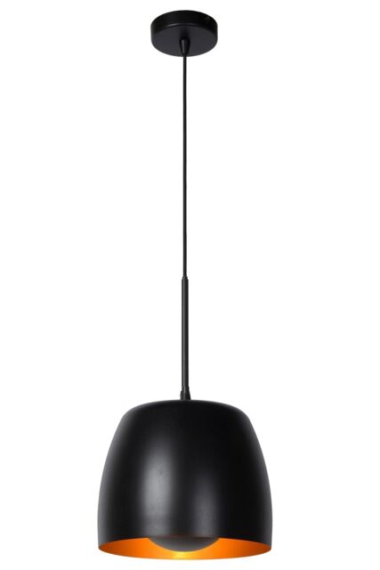 Lucide 'NOLAN' Dimmable Stylish Adjustable Classic Indoor Pendant Light 1xE27 in Black - image 1