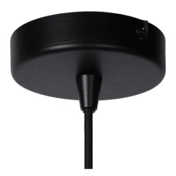 Lucide 'NOLAN' Dimmable Stylish Adjustable Classic Indoor Pendant Light 1xE27 in Black - thumbnail 5