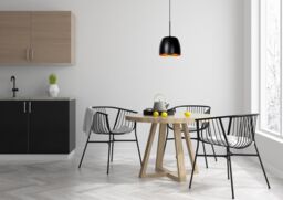 Lucide 'NOLAN' Dimmable Stylish Adjustable Classic Indoor Pendant Light 1xE27 in Black - thumbnail 4