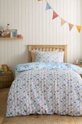 Belle & Boo 'Pirates' Reversible Cotton Duvet Cover Set in Blue - Size: Double - thumbnail 2
