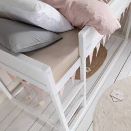 Nöa and Nani Lykke Midsleeper Cabin Bed Reversible with Straight Ladder in White - Size: Single - thumbnail 5