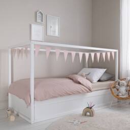 Nöa and Nani Lykke Midsleeper Cabin Bed Reversible with Straight Ladder in White - Size: Single - thumbnail 4