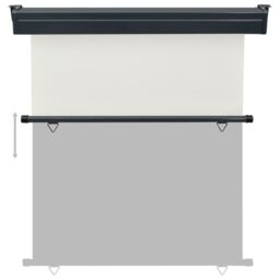 Berkfield Home Balcony Side Awning 160x250 cm Cream in Beige - thumbnail 5