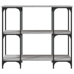 Berkfield Home Console Table Grey Sonoma 102x35x90 cm Engineered Wood - Size: 102 x 35 x 90 cm - thumbnail 4
