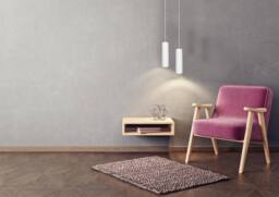 Lucide 'GIPSY' Dimmable Adjustable Indoor Slim Plaster Pendant Light 1xGU10 in White - thumbnail 3