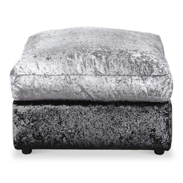 Snugg Furniture UK Limited Aurora Crushed Velvet Footstool - image 1
