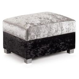 Snugg Furniture UK Limited Aurora Crushed Velvet Footstool - thumbnail 2