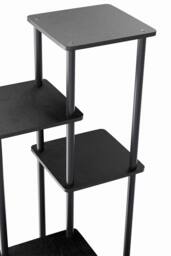 Living and Home 5-Tier Plant Stand Plant Display in Black - thumbnail 5