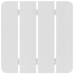 Berkfield Home Adirondack Side Table White 38x38x45 cm HDPE - Size: 38 x 38 x 45 cm - thumbnail 8