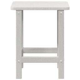 Berkfield Home Adirondack Side Table White 38x38x45 cm HDPE - Size: 38 x 38 x 45 cm - thumbnail 6