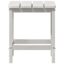 Berkfield Home Adirondack Side Table White 38x38x45 cm HDPE - Size: 38 x 38 x 45 cm - thumbnail 5