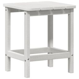 Berkfield Home Adirondack Side Table White 38x38x45 cm HDPE - Size: 38 x 38 x 45 cm - thumbnail 7