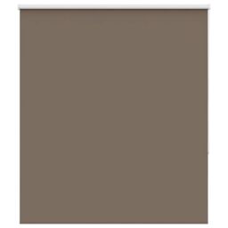 Berkfield Home Roller Blind Blackout Coffee 135x130 cm Fabric Width 131.6 cm Polyester in Brown - thumbnail 2