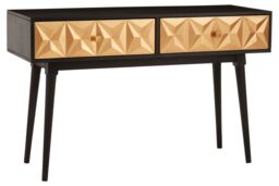 Orsina Sleek Console Table, Modern Design Hallway Table For Hallway, Distinctive Sofa Table For Livingroom in Gold - thumbnail 2