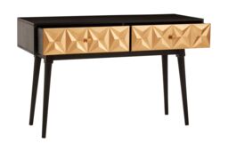 Orsina Sleek Console Table, Modern Design Hallway Table For Hallway, Distinctive Sofa Table For Livingroom in Gold - thumbnail 5