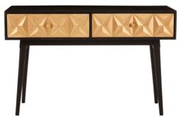 Orsina Sleek Console Table, Modern Design Hallway Table For Hallway, Distinctive Sofa Table For Livingroom in Gold - thumbnail 6