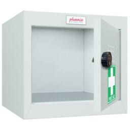 Phoenix Safe Company Size 1 Light Grey Medical Cube Locker with Combination Lock, MC0344GGC - Size: 300 cm x 100 cm - thumbnail 2
