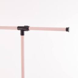 House of Home Double Clothes Rail, Extended Top Rail Adjustable Height, Pink - thumbnail 6