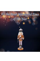 VFM e-Store Nutcracker Wooden Gingerbread Christmas Decoration 39x11. 2x9. 15 Inch in Brown - thumbnail 3