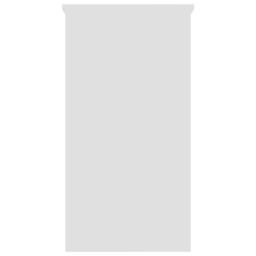 Berkfield Home Desk White 80x40x75 cm Engineered Wood - Size: 80 x 40 x 75 cm - thumbnail 4