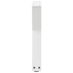 Berkfield Home Coffee Table Legs 2 pcs White 38x(42-43.3) cm Steel - thumbnail 6